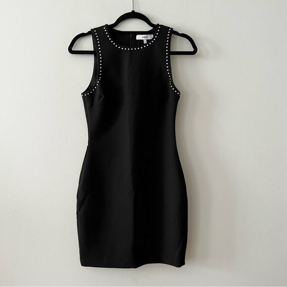 Likely Manhattan Black Studded Sleeveless Mini Dress - Picture 1 of 6